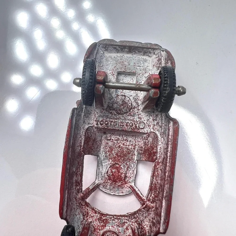 Tootsietoy Diecast Car Lot 3 Vtg Ford‎ Thunderbird Fiat Abarth Hot Rod Roadster